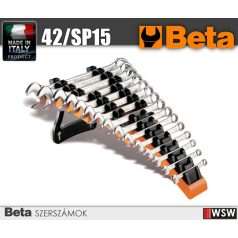   Beta szerszámok - 15 részes csillag-villáskulcs készlet tartóval