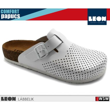 Leon COMFORT 4700 WHITE komfort férfi papucs