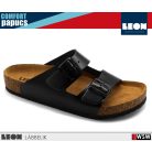 Leon COMFORT 4703 BLACK komfort férfi papucs