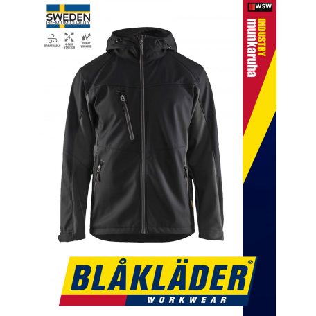 Blåkläder INDUSTRY BLACKDARKGREY technikai softshell kabát - Blaklader munkaruha