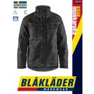Blåkläder CRAFTSMEN BLACK bélelt pamut technikai munkakabát - Blaklader munkaruha