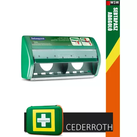 Cederroth SALVEQUICK sebtapasz adagoló üres - elsősegély felszerelés