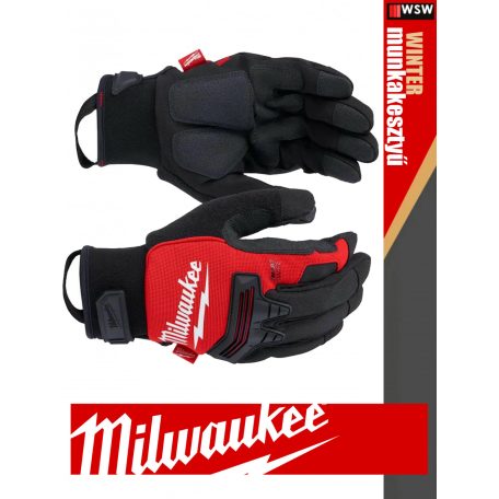 Milwaukee IMPACT WINTER bélelt ütésálló kombinált technikai kesztyű - munkakesztyű