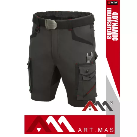 Artmas 4DYNAMIC négy irányú stretch technikai rövid munkanadrág - munkaruha