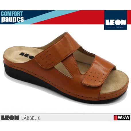 Leon COMFORT 5010 BROWN komfort női papucs