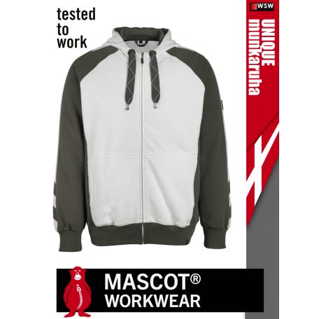 Mascot UNIQUE WHITE technikai pamutgazdag kardigán pulóver - munkaruha