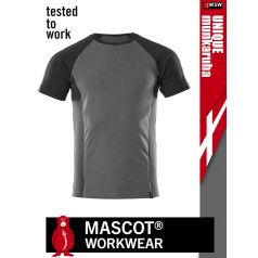   Mascot UNIQUE GREY technikai pamutgazdag környakas póló - munkaruha