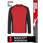 Mascot UNIQUE RED technikai pamutgazdag környakas póló - munkaruha