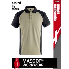   Mascot UNIQUE BEIGE technikai pamutgazdag galléros póló - munkaruha