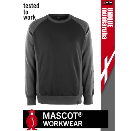 Mascot UNIQUE BLACK technikai pamutgazdag pulóver - munkaruha