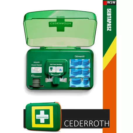 Cederroth kék kötszer adagoló - elsősegély felszerelés