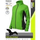 Malfini FROSTY APPLEGREEN strech női polár kardigán - munkaruha