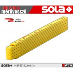 Sola HK 2/10 műanyag mérővessző zollstock 2 méter - szerszám
