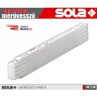 Sola HK 2/10 műanyag mérővessző zollstock 2 méter - szerszám