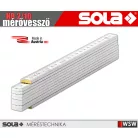 Sola HB 2/10 W fa mérővessző zollstock 2 méter - szerszám