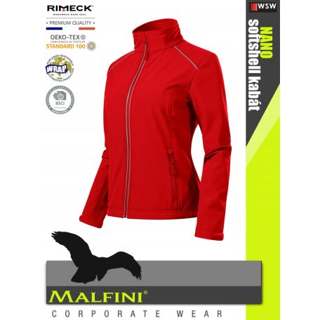 Malfini VALLEY RED prémium férfi technikai softshell kabát - munkaruha