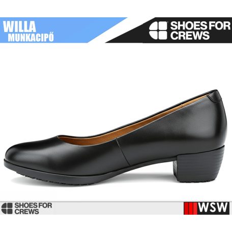 Shoes For Crews WILLA BLACK női csúszásmentes munkapapucs - munkacipő