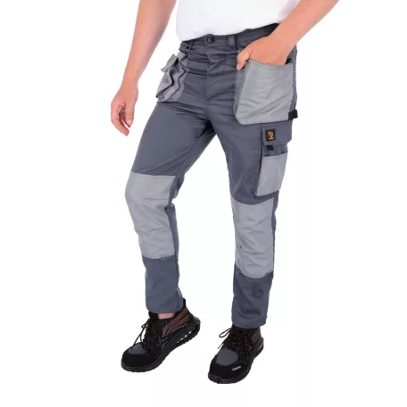 Procera PROMAN STRETCH GREY technikai slimfit rugalmas deréknadrág - munkaruha
