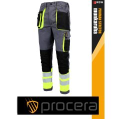   Procera PROMAN STRETCH GREYHV technikai slimfit rugalmas deréknadrág - munkaruha