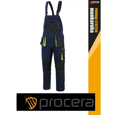 Procera PROMAN STRETCH NAVY technikai rugalmas kantárosnadrág - munkaruha