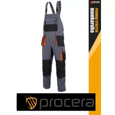   Procera PROMAN STRETCH GREY technikai rugalmas kantárosnadrág - munkaruha