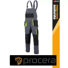   Procera PROMAN STRETCH GREY technikai rugalmas kantárosnadrág - munkaruha