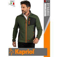   Kapriol DYNAMIC GREEN technikai stretch mikropolár felső - munkaruha