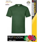 Fruit of the Loom VALUEWEIGHT BOTTLEGREEN pamut férfi póló - 165g/m2