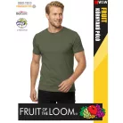 Fruit of the Loom VALUEWEIGHT CLASSICOLIVE pamut férfi póló - 165g/m2