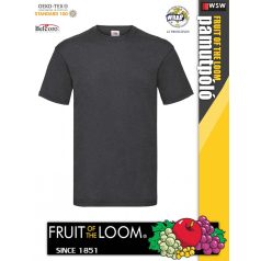   Fruit of the Loom VALUEWEIGHT DARKHEATHER pamut férfi póló - 165g/m2
