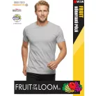 Fruit of the Loom VALUEWEIGHT HEATHERGREY pamut férfi póló - 165g/m2