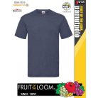 Fruit of the Loom VALUEWEIGHT HEATHERNAVY pamut férfi póló - 165g/m2