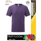 Fruit of the Loom VALUEWEIGHT HEATHERPURPLE pamut férfi póló - 165g/m2