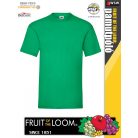 Fruit of the Loom VALUEWEIGHT KELLYGREEN pamut férfi póló - 165g/m2