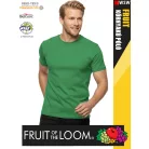 Fruit of the Loom VALUEWEIGHT KELLYGREEN pamut férfi póló - 165g/m2