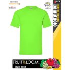 Fruit of the Loom VALUEWEIGHT LIME pamut férfi póló - 165g/m2