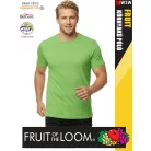Fruit of the Loom VALUEWEIGHT LIME pamut férfi póló - 165g/m2