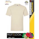Fruit of the Loom VALUEWEIGHT NATURAL pamut férfi póló - 165g/m2