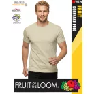 Fruit of the Loom VALUEWEIGHT NATURAL pamut férfi póló - 165g/m2