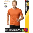 Fruit of the Loom VALUEWEIGHT ORANGE pamut férfi póló - 165g/m2