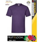 Fruit of the Loom VALUEWEIGHT PURPLE pamut férfi póló - 165g/m2