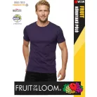 Fruit of the Loom VALUEWEIGHT PURPLE pamut férfi póló - 165g/m2