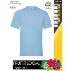   Fruit of the Loom VALUEWEIGHT SKYBLUE pamut férfi póló - 165g/m2