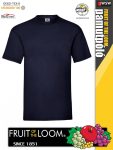   Fruit of the Loom SUPER PREMIUM DEEPNAVY pamut férfi póló - 205g/m2