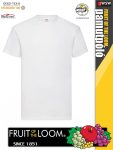   Fruit of the Loom SUPER PREMIUM WHITE pamut férfi póló - 205g/m2
