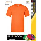 Fruit of the Loom ORIGINAL ORANGE pamut férfi póló - 145g/m2