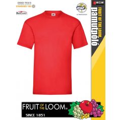 Fruit of the Loom ORIGINAL RED pamut férfi póló - 145g/m2