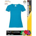 Fruit of the Loom VALUEWEIGHT AZUREBLUE pamut női póló - 165g/m2