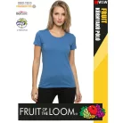 Fruit of the Loom VALUEWEIGHT AZUREBLUE pamut női póló - 165g/m2