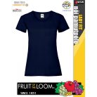 Fruit of the Loom VALUEWEIGHT DEEPNAVY pamut női póló - 165g/m2